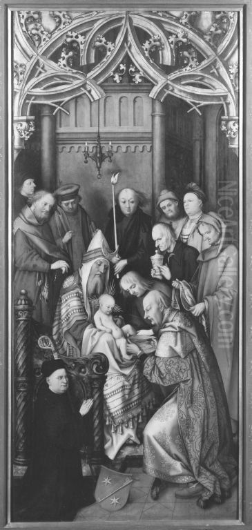 Beschneidung Christi Oil Painting by Hans Holbein the Elder