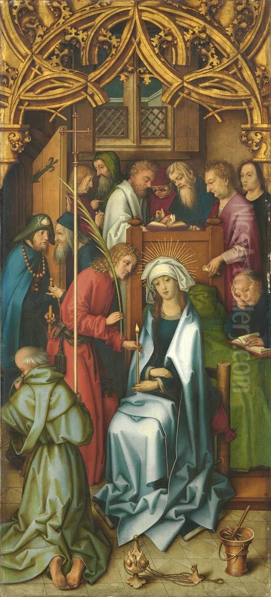 Tod Mariens Oil Painting by Hans Holbein the Elder