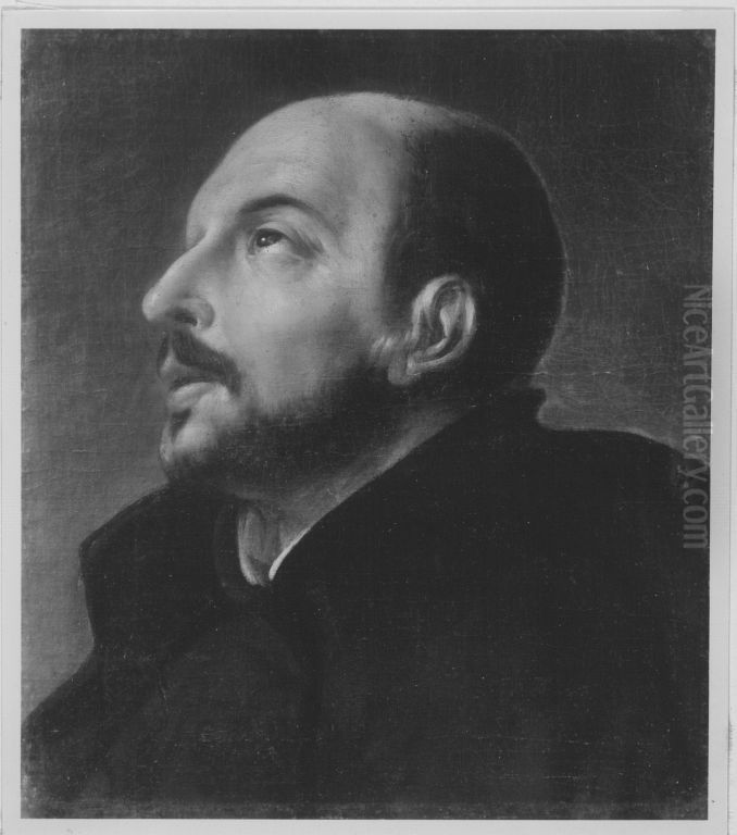 Hl. Ignatius von Loyola Oil Painting by Daniel Seghers