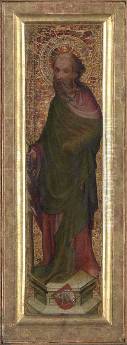 Hl. Reinoldus Oil Painting by Conrad von Soest