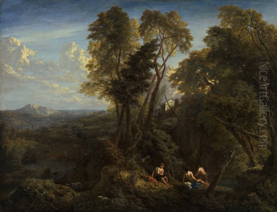 Hugellandschaft mit Fernsicht Oil Painting by Cornelis Huysmans