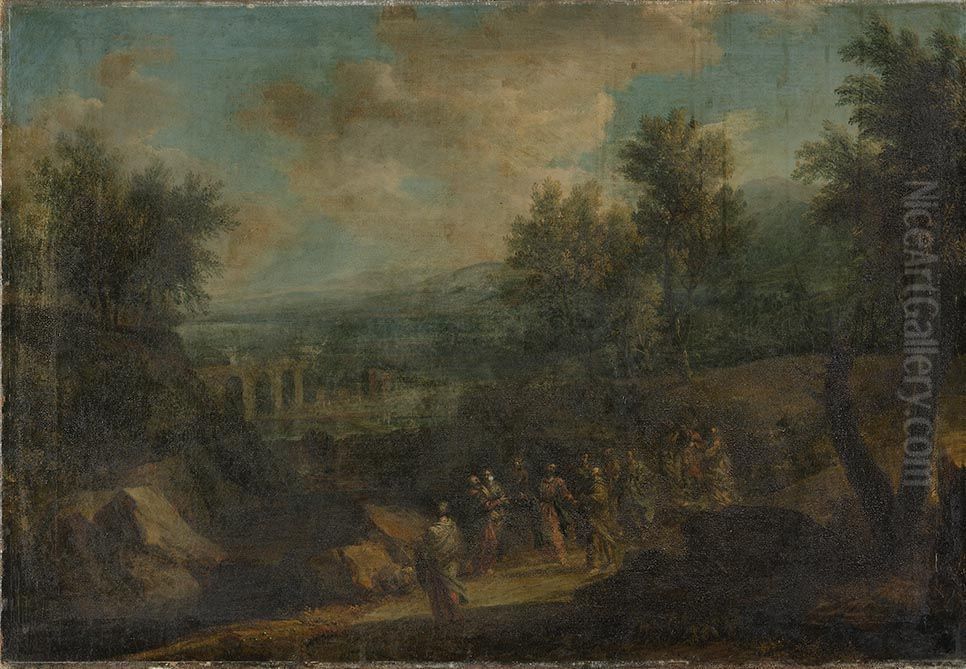 Ideallandschaft Oil Painting by Franz Joachim Beich