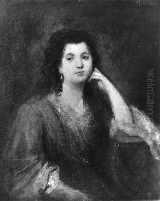 Russische Furstin Oil Painting by Lenbach Franz Von