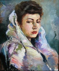 Portrait of painter's wife Olimpia Sargsyan