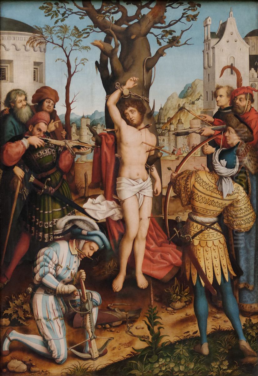 Der Sebastiansaltar Oil Painting by Hans Holbein the Elder