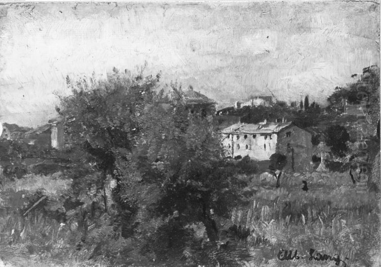 Sestri Levante Oil Painting by Albert Lang