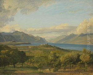 Oberitalienische Seelandschaft