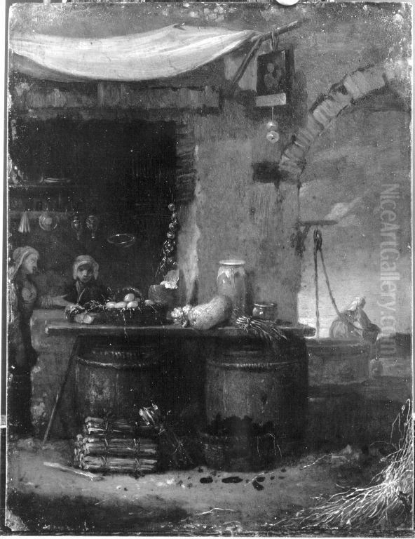 Offener Kramladen Oil Painting by Willem Kalf