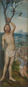 Martyrium des hl. Sebastian (Ruckseite: Hl. Lukas) Martyrium des hl. Sebastian (Ruckseite: Hl. Lukas)