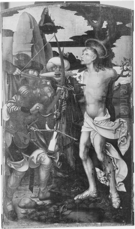 Martyrium des hl. Sebastian Oil Painting by Hans Fries