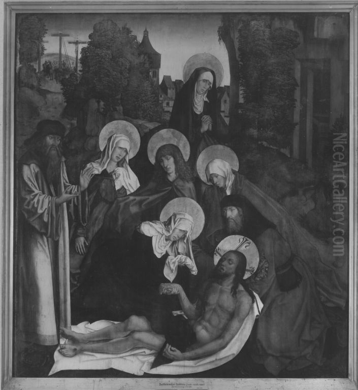 Beweinung Christi Oil Painting by Bartholomaus Zeitblom