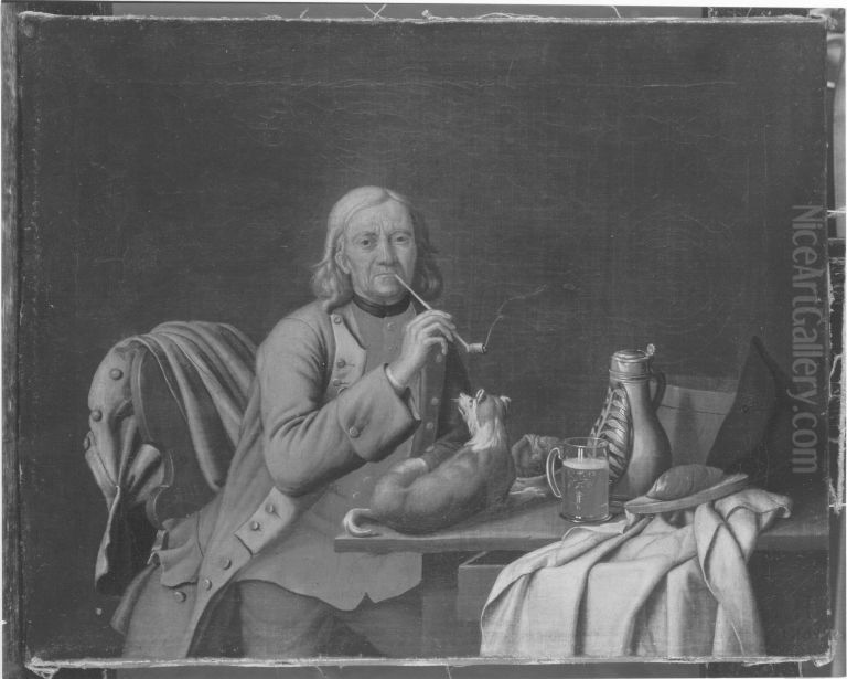Der Raucher Oil Painting by Peter Jacob Horemans