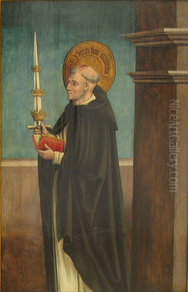 Hl. Petrus von Mailand Oil Painting by Thoman Burgkmair