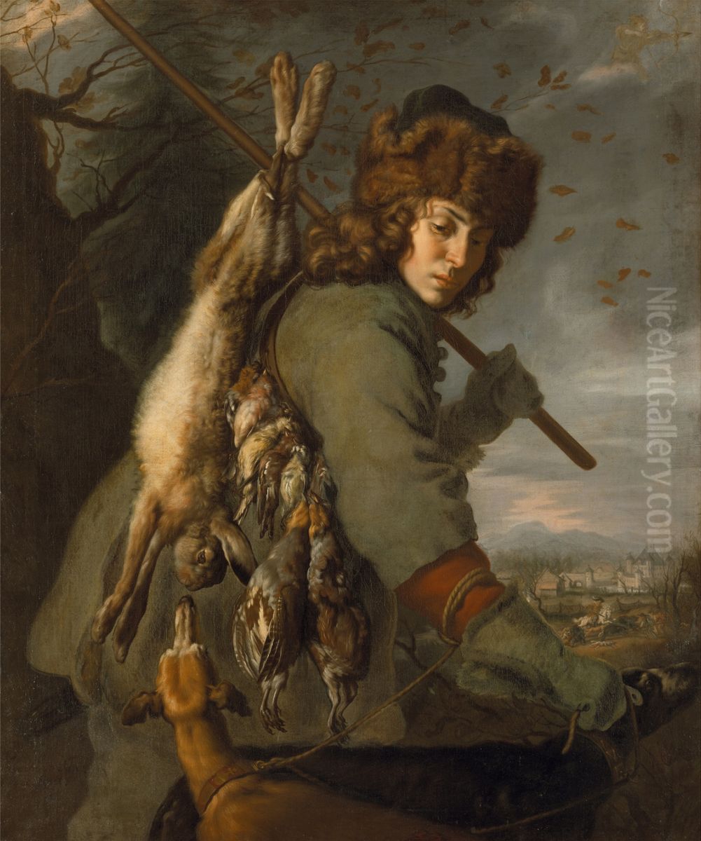 Aus der Serie der Monatsbilder: November Oil Painting by Joachim von, I Sandrart