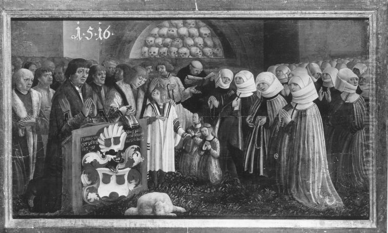 Epitaph der Familie Perger Oil Painting by Wolf Huber