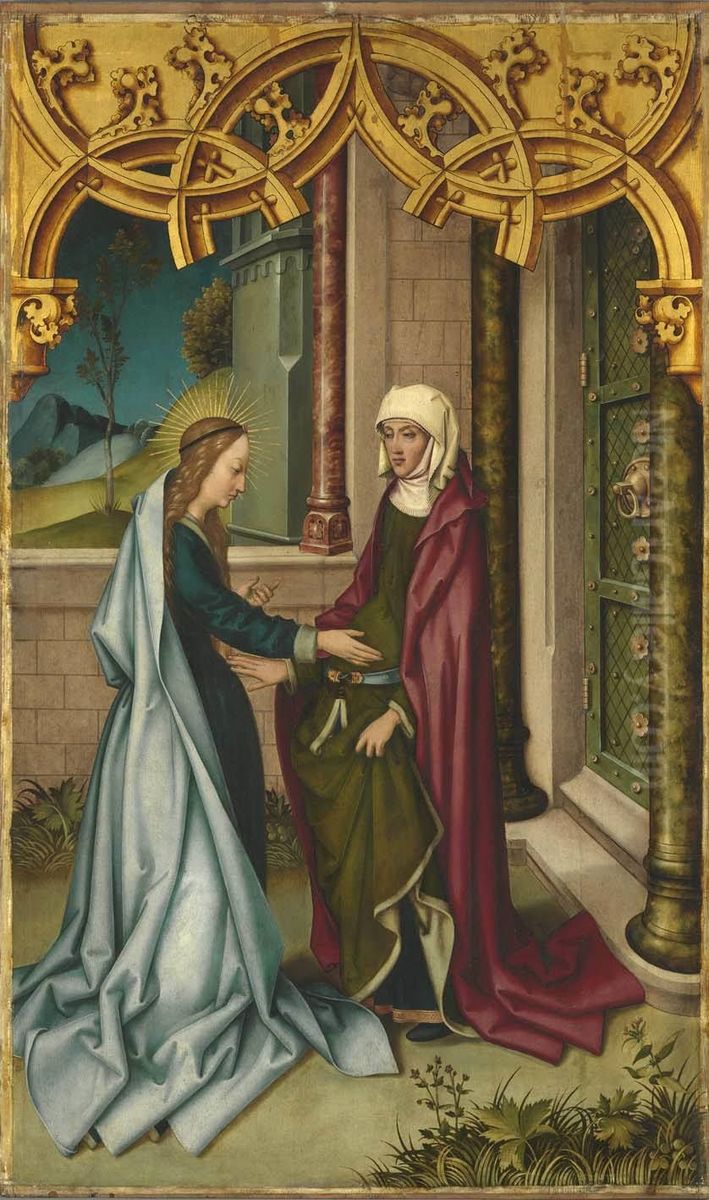 Mariae Heimsuchung Oil Painting by Hans Holbein the Elder