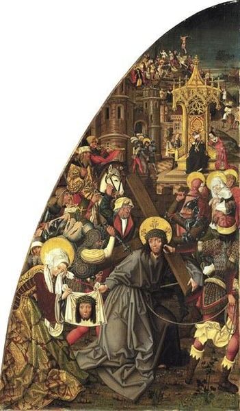 Kreuztragung Christi Oil Painting by Thoman Burgkmair