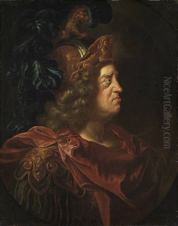 Kurfurst Johann Wilhelm von der Pfalz Oil Painting by Jan Frans van Douven
