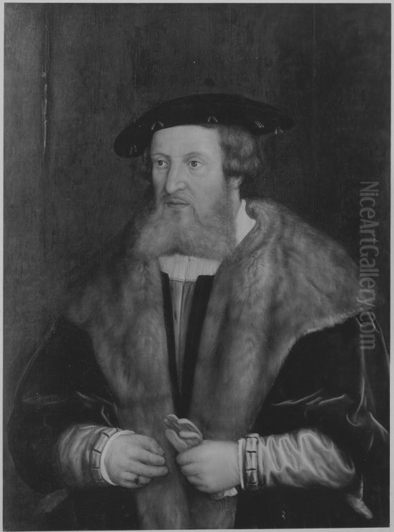 Kurfursten Friedrich II. der Weise, Pfalzgraf bei Rhein Oil Painting by Barthel Beham