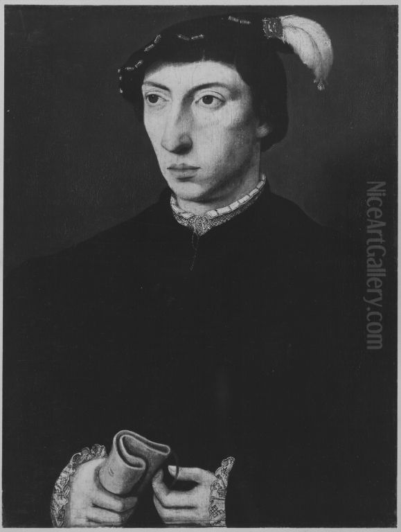 Bildnis eines Mannes Oil Painting by Jean Clouet