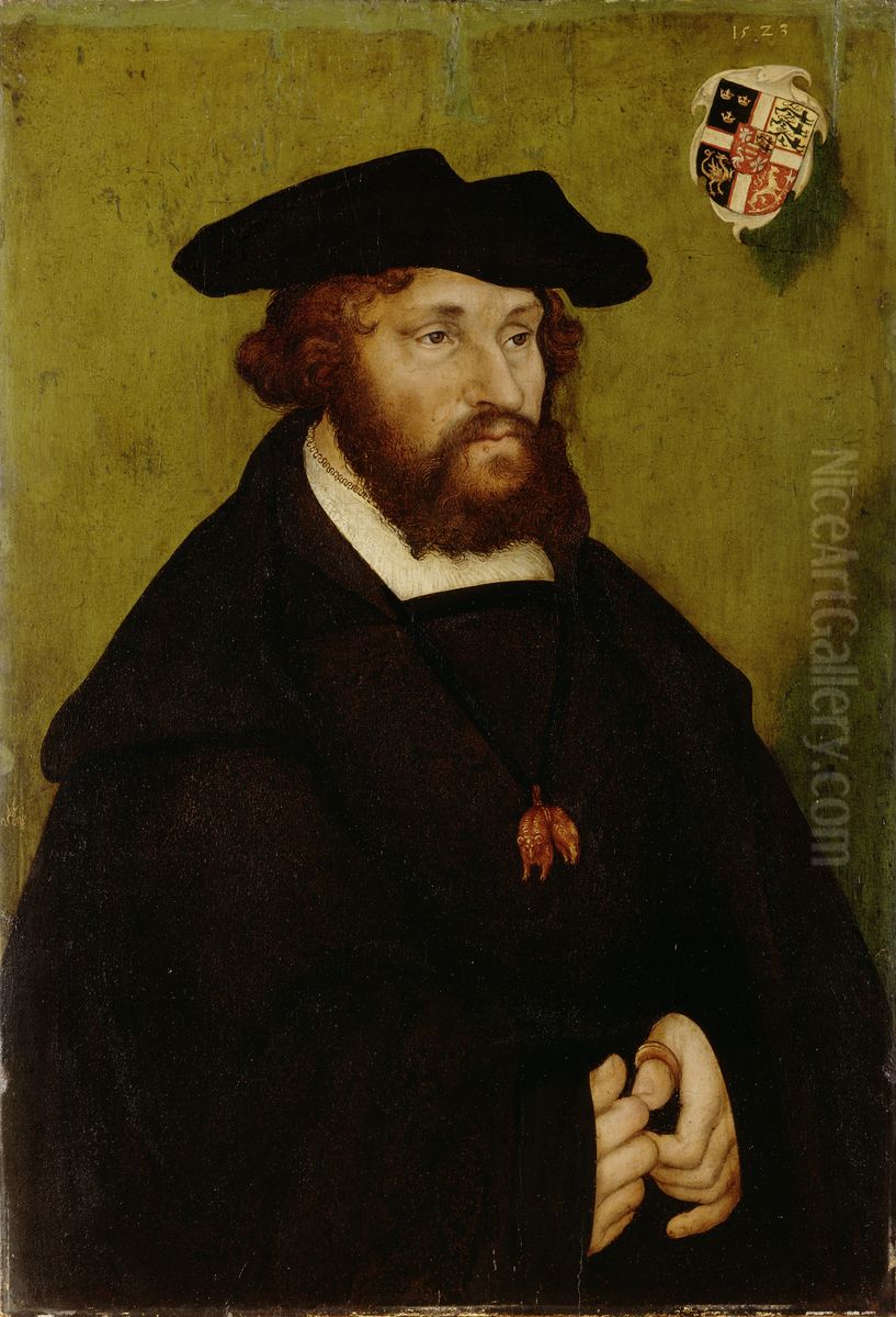 Bildnis Konig Christians II. von Danemark Oil Painting by Lucas Cranach the Elder