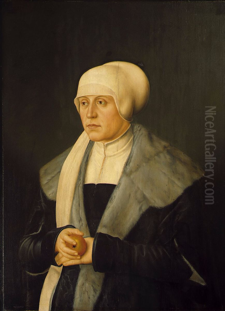 Kunigunde von Osterreich, Gattin Herzog Albrechts IV. von Bayern Oil Painting by Barthel Beham