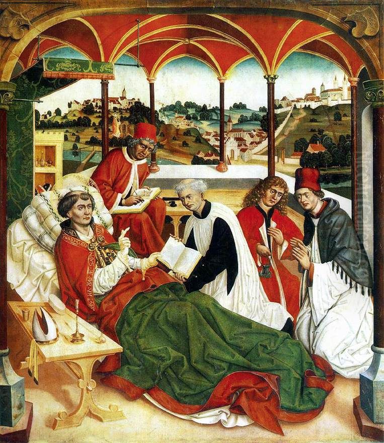 The Death of St Corbinian Oil Painting by Jan Polack
