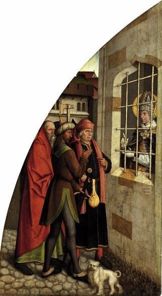 Bekehrung des Henkers Oil Painting by Bartholomaus Zeitblom