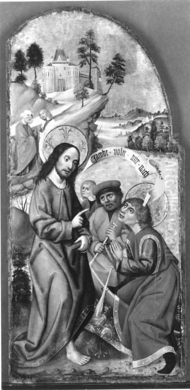 Berufung des Apostels Jakobus d. A. Oil Painting by Jan Polack