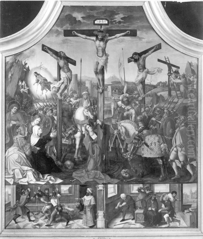 Christus am Kreuz Oil Painting by Orley, Bernard van