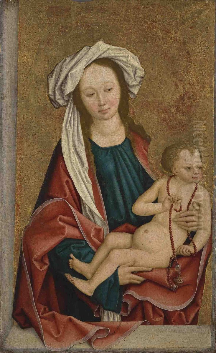 Maria mit dem Kind Oil Painting by Bernhard Strigel