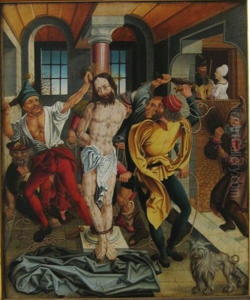 Verkundigung an Anna Oil Painting by Paul Lautensack