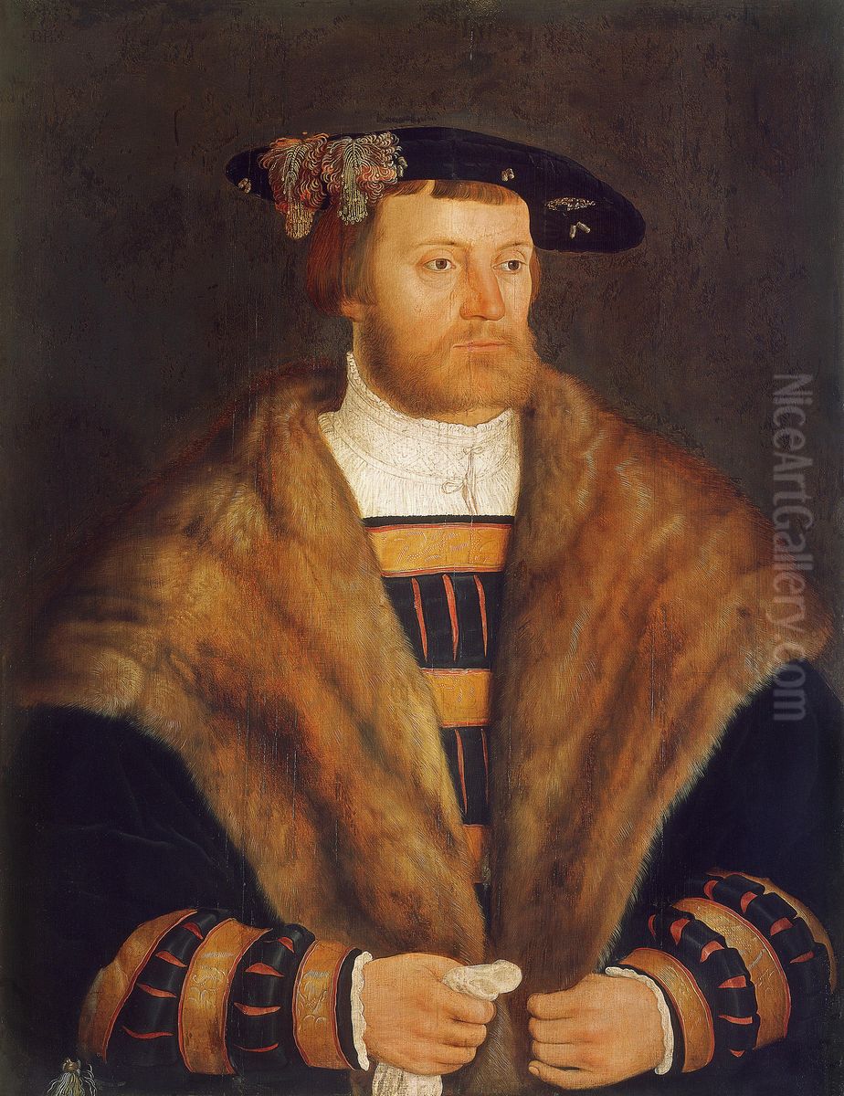Herzog Wilhelm IV. von Bayern Oil Painting by Barthel Beham