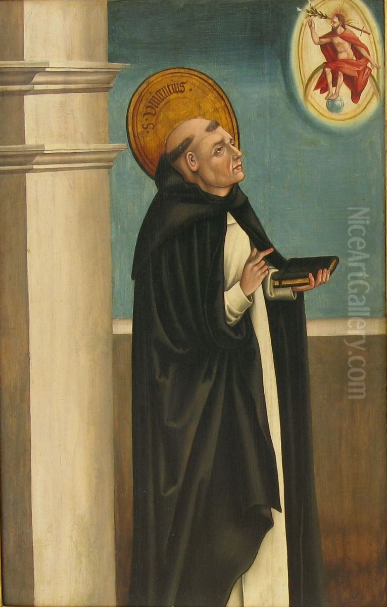 Hl. Vinzenz Ferrer Oil Painting by Thoman Burgkmair