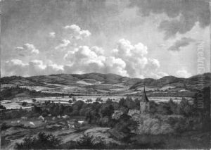 Blick von Aschaffenburg nach Goldbach (Aschaffenburger Zyklus)
