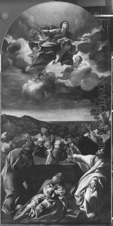 Himmelfahrt Mariens Oil Painting by Giovanni Lanfranco