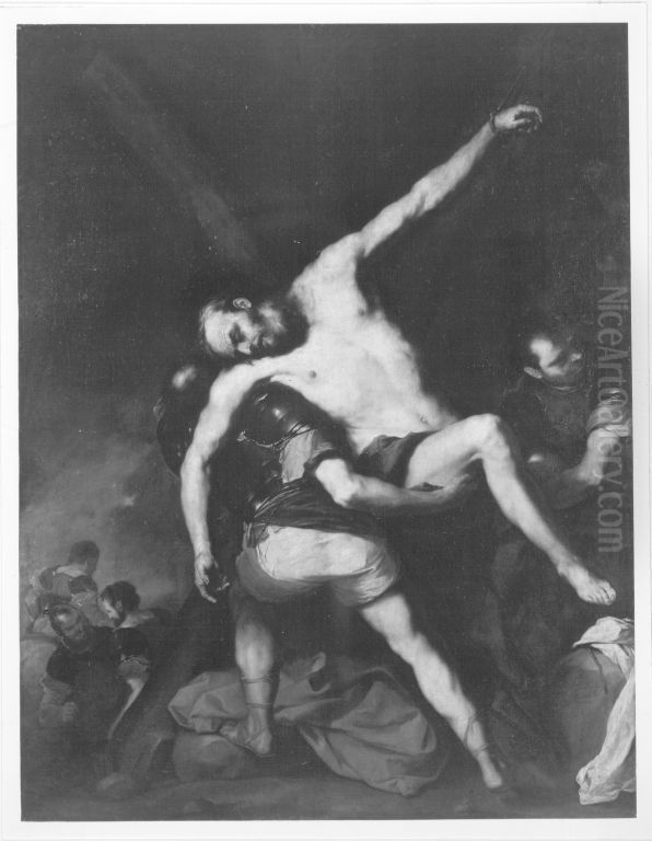 Kreuzabnahme des hl. Andreas Oil Painting by Luca Giordano