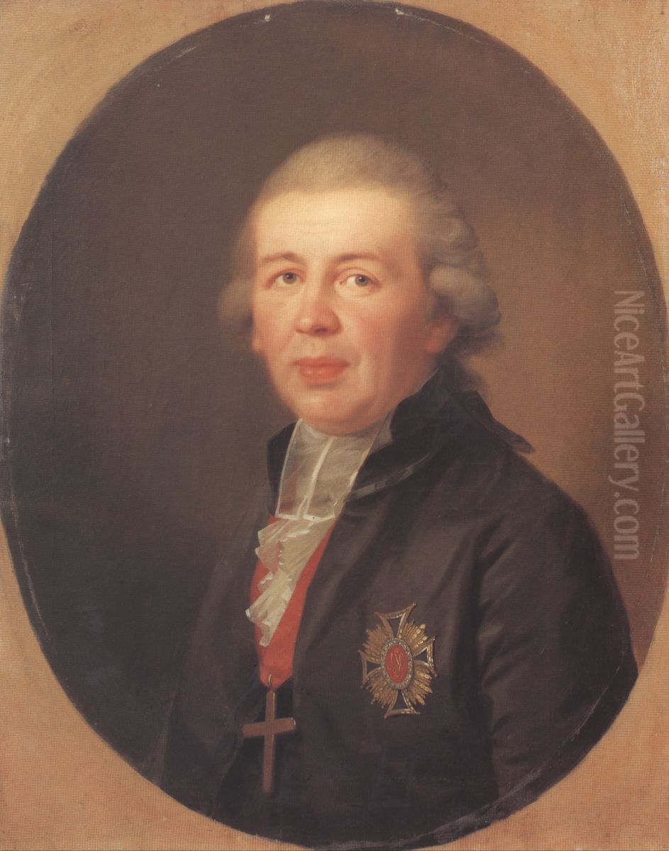 Karl Theodor von Dalberg, Erzbischof und Kurfurst von Mainz, Grossherzog von Frankfurt Oil Painting by Johann Friedrich August Tischbein