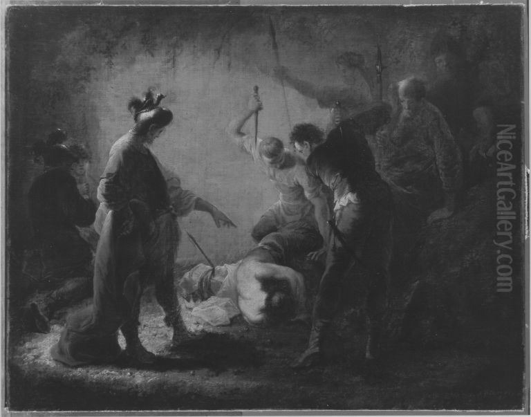 Die Ermordung des hl. Severus Oil Painting by Johannes Zick