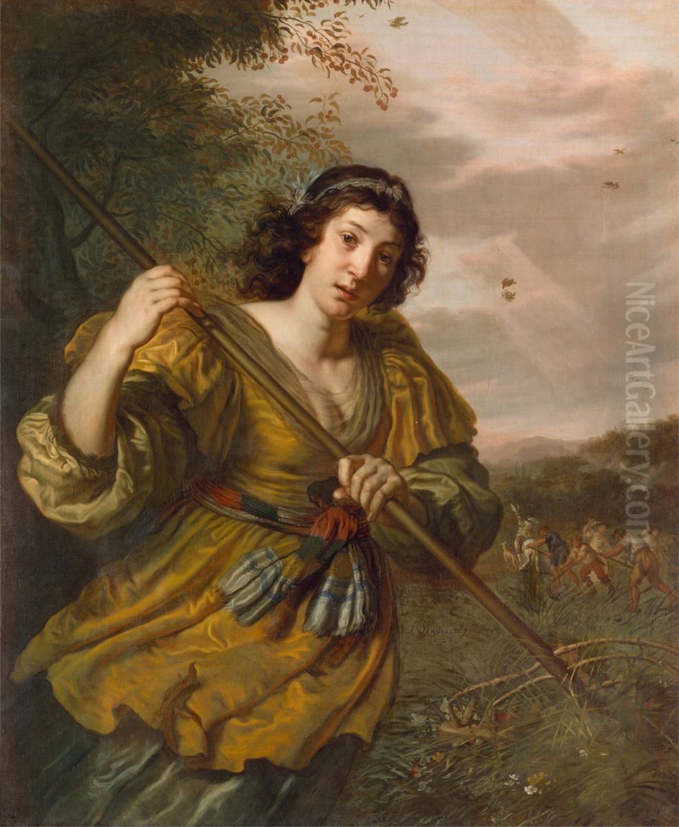 July Oil Painting by Joachim von, I Sandrart
