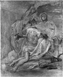 Beweinung Christi (Skizze)