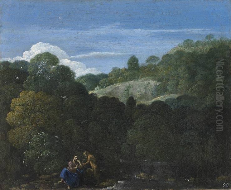 De verzoeking van Christus Oil Painting by Eglon van der Neer