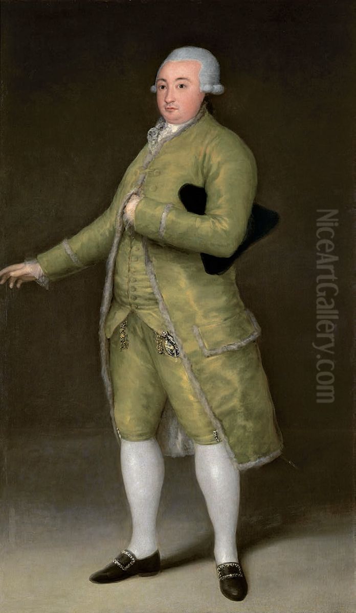 Portrait ofFrancisco Cabarrus(1752-1810) Oil Painting by Francisco Goya Fuendetodos