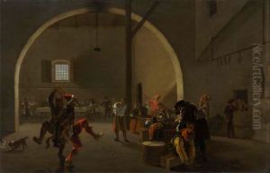 Faschingsgesellschaft in einem Wirtshaus
