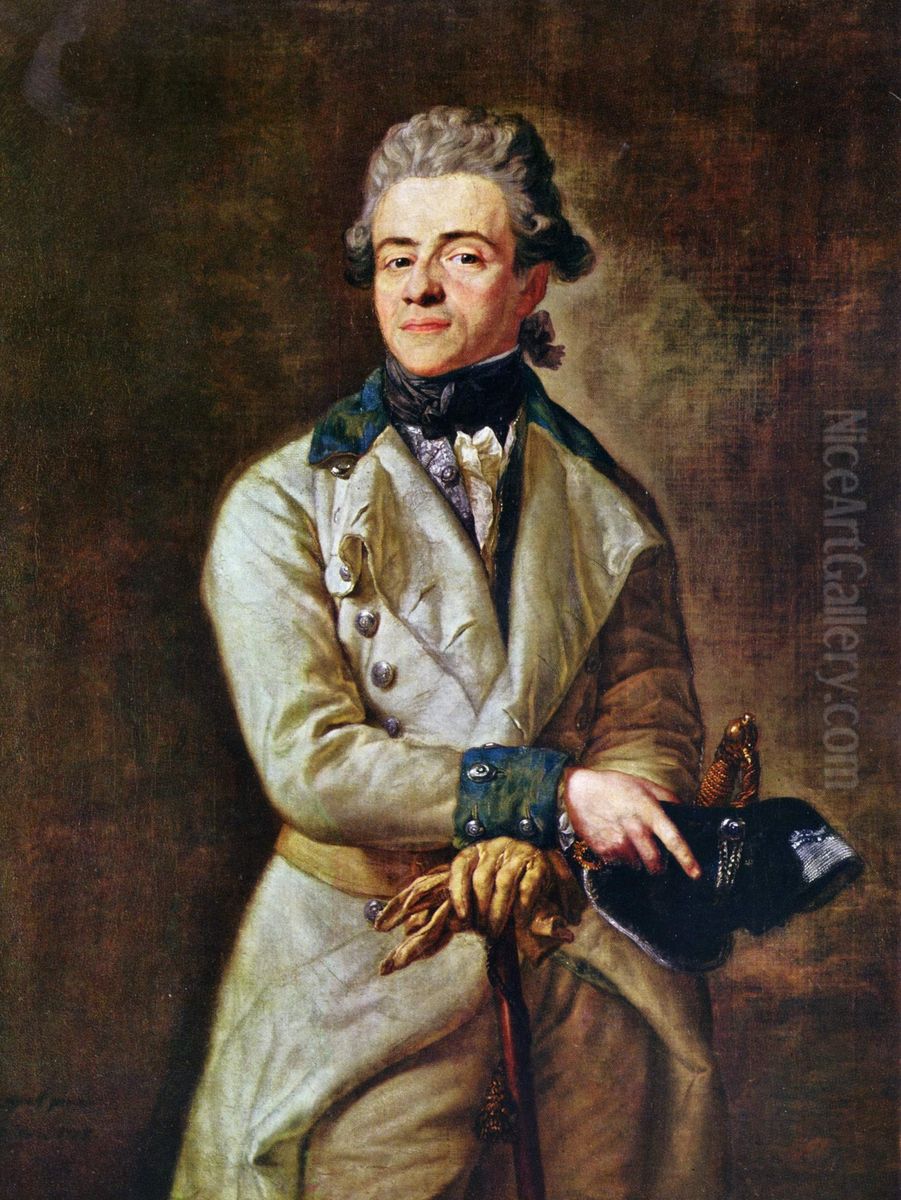 Portrat des Erbprinzen Heinrich XIII Oil Painting by Anton Graff