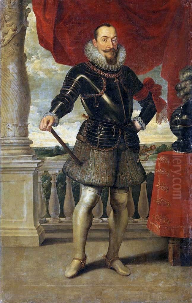 Portrait of King Sigismund III Vasa. Oil Painting by Pieter Soutman