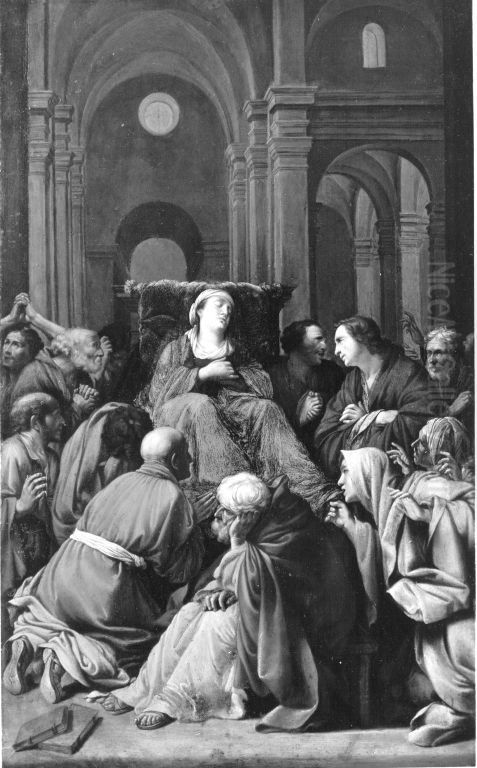 Der Tod Maria Oil Painting by Carlo Saraceni