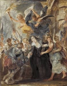 Die Flucht von Blois (Skizze zum Medici-Zyklus)