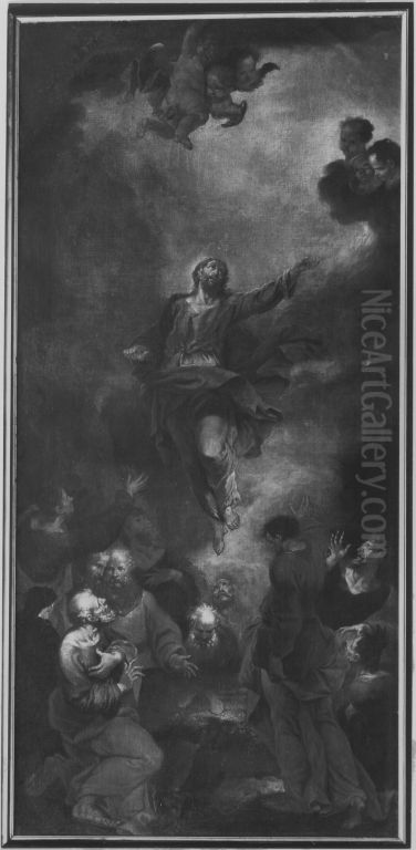 Die Himmelfahrt Christi Oil Painting by Januarius Zick
