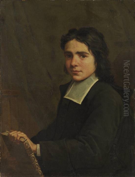 Claude-Francois Poullart des Places (1679-1709) Oil Painting by Jean Jouvenet